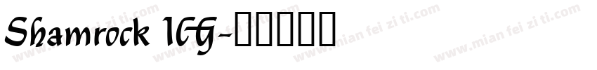 Shamrock ICG字体转换